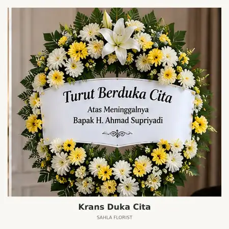 Krans Bunga Duka Padang Panjang